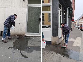 Ekel-Alarm in Würzburger Party-Meile: Initiative beseitigt Hinterlassenschaften von Betrunkenen - und dokumentiert das auf Instagram