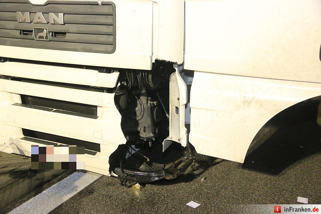 Lkw-Unfall bei Hirschaid