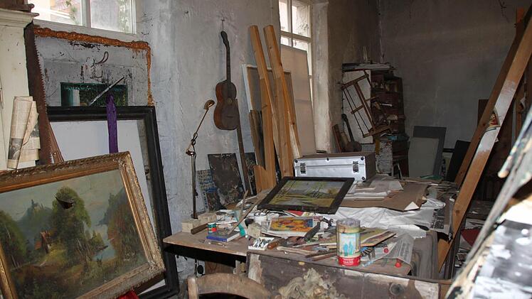 Impressionen aus dem Atelier von Robert Höfling.