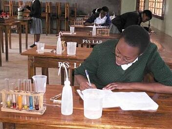 Blick in die Pallotti School, f&uuml;r die die Sch&uuml;ler des Arnold-Gymnasiums mit ihrem Benefizlauf Geld gesammelt haben. Foto &uuml;ber Manja von Nida