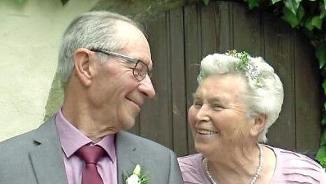 Das Jubelpaar Rosalinde und Raimund Vogt  Foto: Christian Licha