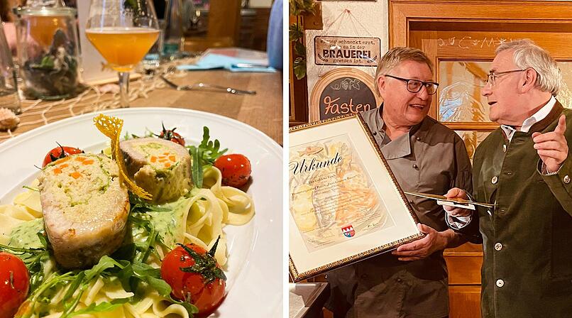 Brauerei-Gasthof "Zum Gr&uuml;nen Baum" in Theinheim