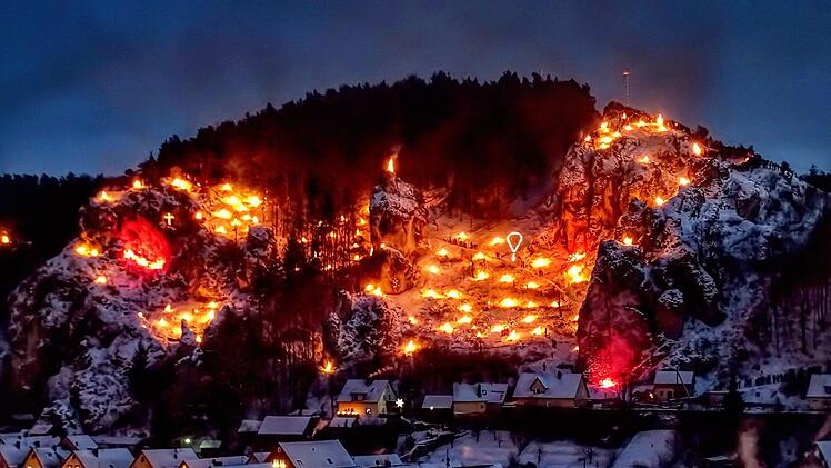 Lichterfest in Pottenstein. Foto: Ramona Schirner/infrankenpix
