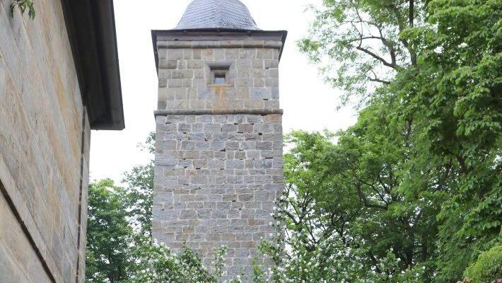 Eingang zum früheren Gefängnis, dem Diebsturm.Foto: Barbara Herbst
