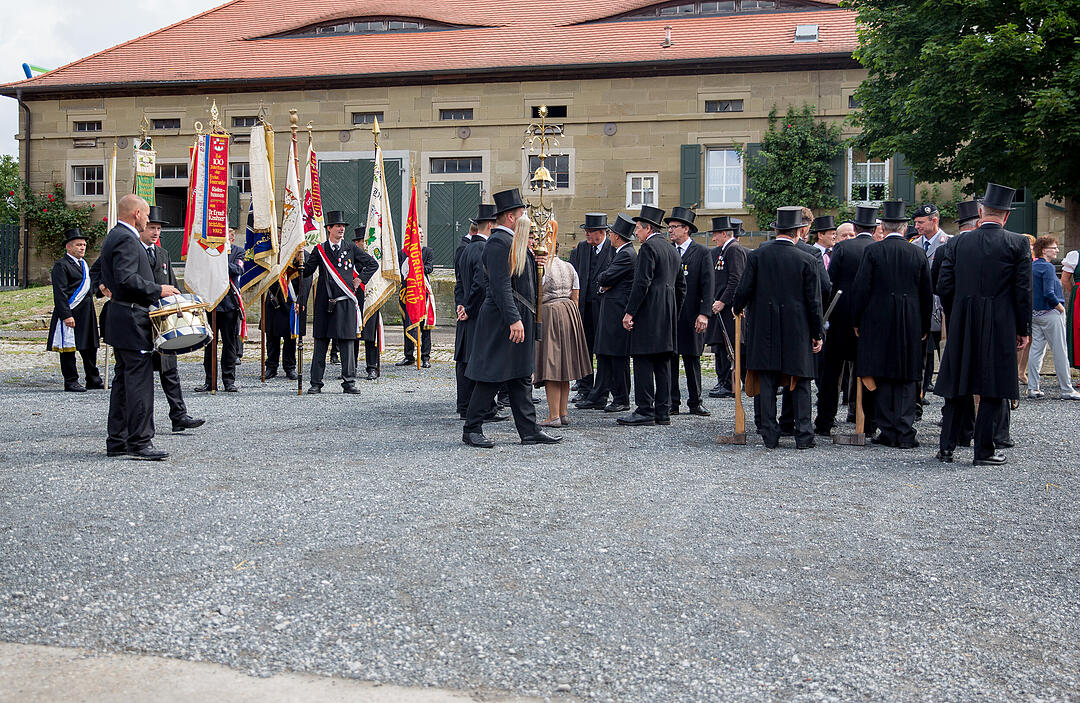 Heimf&uuml;hrung der Braut des F&uuml;rsten Castell-R&uuml;denhausen
