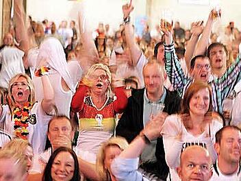 Grenzenloser Jubel...