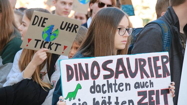 Impressionen von der "Fridays for Future"-Aktion.Foto: Katrin Geyer