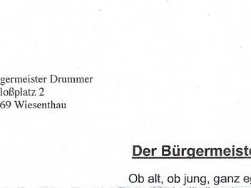So beginnt der anonyme Schmähbrief Repro: gal