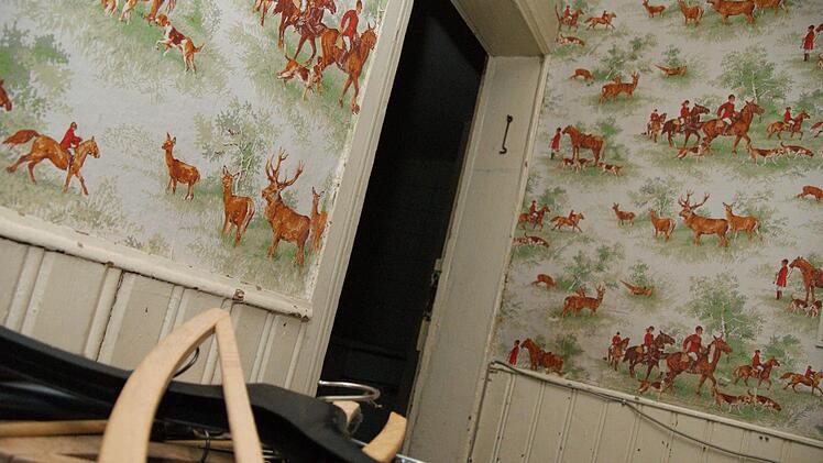 Im Flur des Trips-Gebäudes