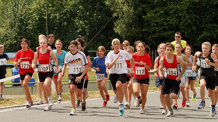 Groß war auch die Beteiligung der Schüler und Jugendlichen an diesem Lauf-Event.