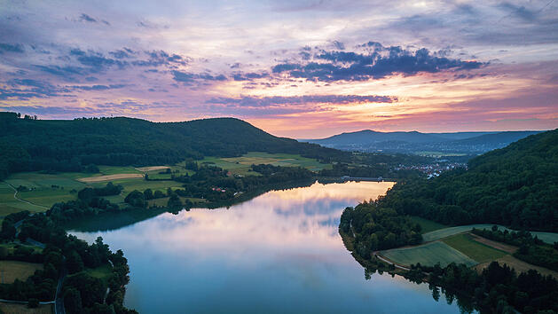 Happurger Stausee im N&uuml;rnberger Land