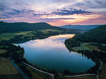 Happurger Stausee im N&uuml;rnberger Land