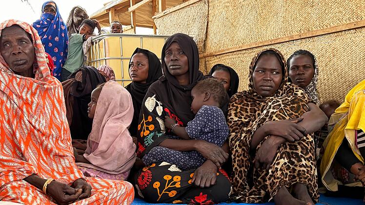 Fl&uuml;chtlinge aus Darfur im Tschad