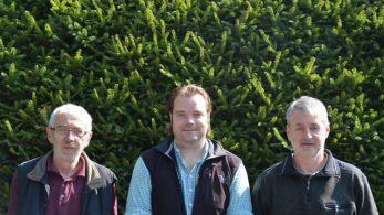 Personalwechsel im Revier (von links) Wolfram G&ouml;tz, Thomas Fikar und Gerhard Wagenmann.  Foto: Klaus Bickel