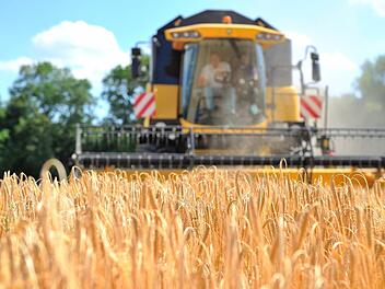 Ein Landwirt aus Vilshofen ist am Samstagabend von einem herabst&uuml;rzenden Getreidesack erdr&uuml;ckt worden. Dieser wog rund eine Tonne. Der Mann war sofort tot. Symbolfoto: Uwe Anspach/dpa