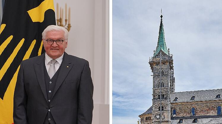 Bamberg: Bundespr&auml;sident Steinmeier besucht Dom - "gro&szlig;e Wertsch&auml;tzung f&uuml;r unsere Stadt"