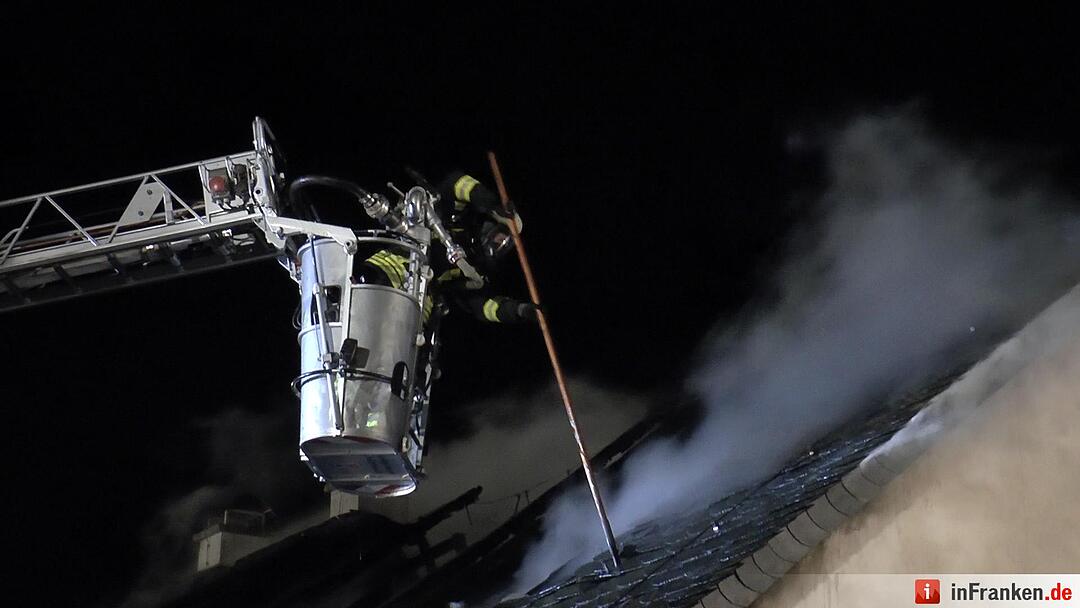 Brand in Kloster bei Münnerstadt – 250 Heimbewohner von Feuer bedroht