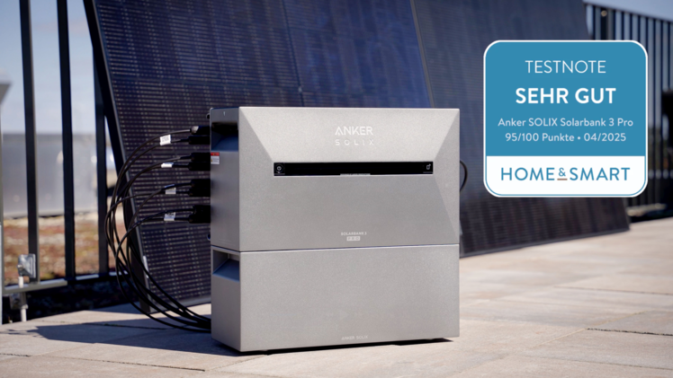 Dank Allround-Speichersystemen wie der Anker SOLIX Solarbank 3 Pro kannst du die kompakten Solaranlagen jetzt mit 4000 Watt Leistung und mehr betreiben.