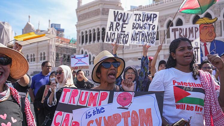 Anti-Trump-Proteste in Kuala Lumpur