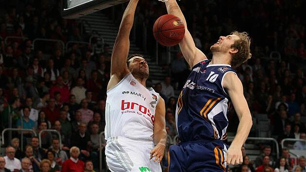 Am Sonntag spielte Bamberg gegen Bremerhaven. Foto: Archiv/sportpress