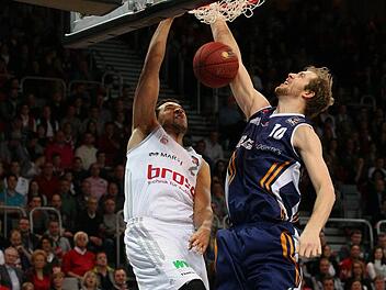 Am Sonntag spielte Bamberg gegen Bremerhaven. Foto: Archiv/sportpress