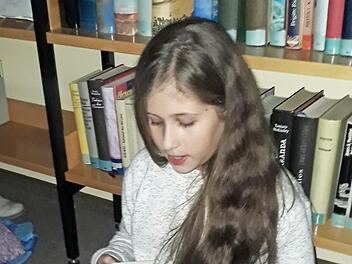 Christina Hartenberger war Lesepatin. Foto: Klaus-Peter Wulf