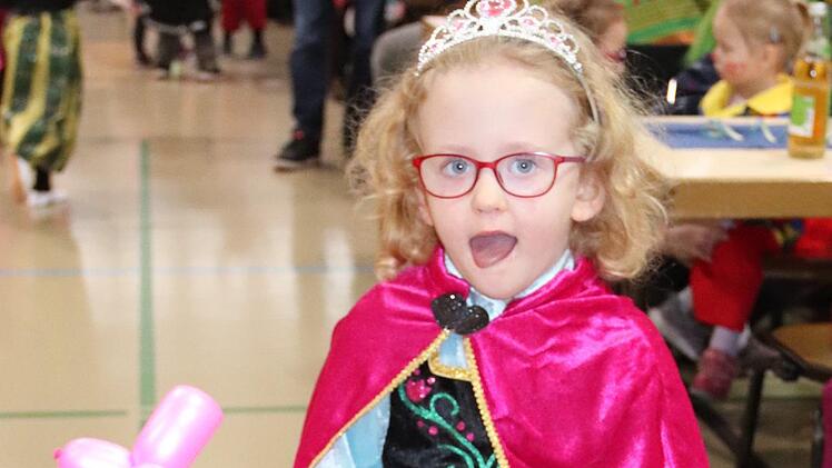 ESC-Kinderfasching in der Höchstadter Aischtalhalle.  Foto: Johanna Blum