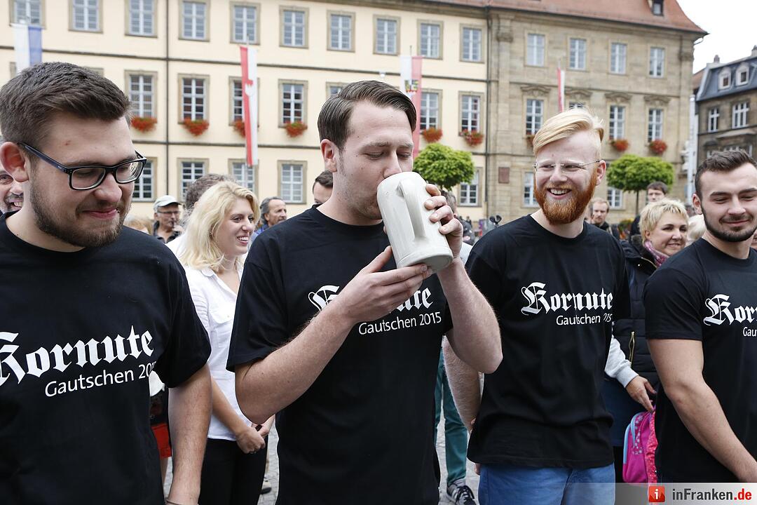 Gautschfeier 2015 der Mediengruppe Oberfranken in Bamberg