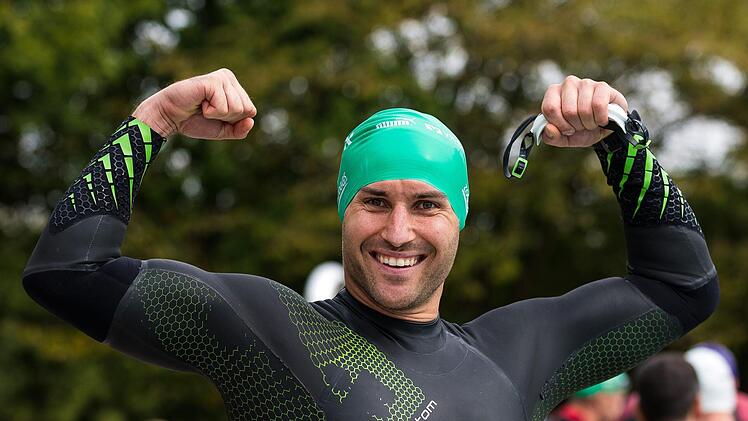 Bei manchem Triathleten sah man die Muckis auch durch den Neoprenanzug hindurch.