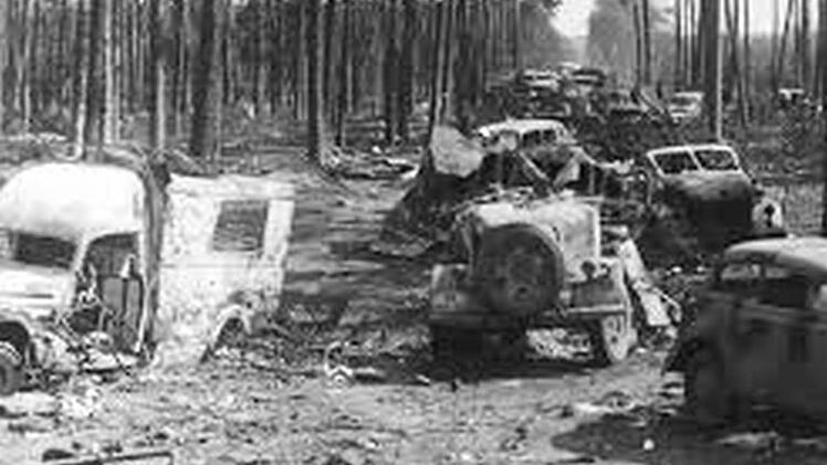 Ein Bild des Schreckens bot sich Ende April 1945 rund um Halbe.