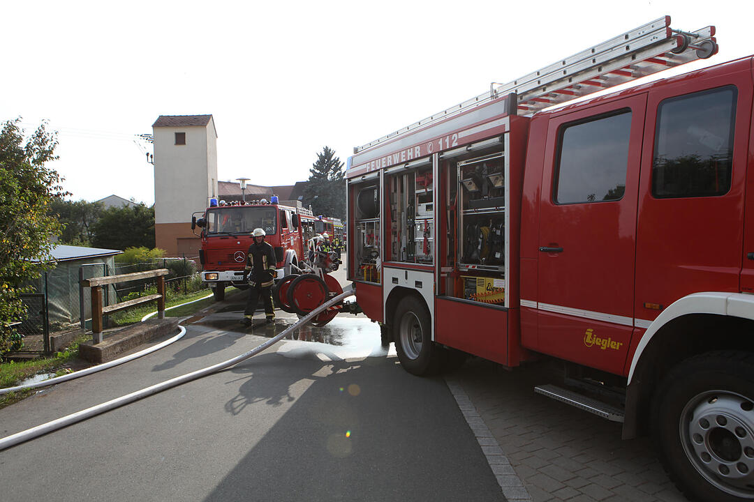 Herpersdorf bei Ansbach: Scheune abgebrannt