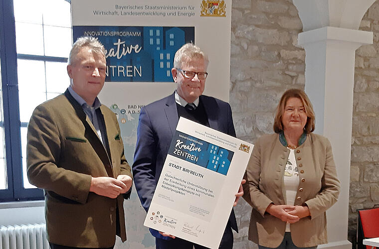 Innovationsprogramm "Kreative Zentren": Bayreuth wird eine von drei Modell-Kommunen