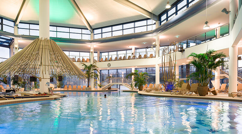 Verwöhnbecken in der Siebenquell Therme Weißenstadt