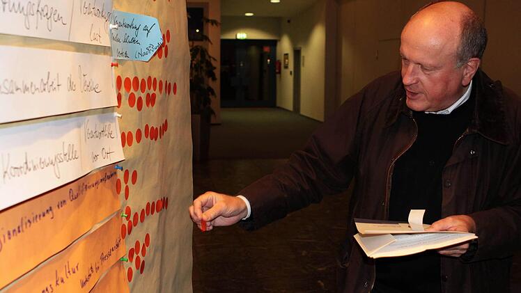 Hans-Dietrich Unger bei der Werttung