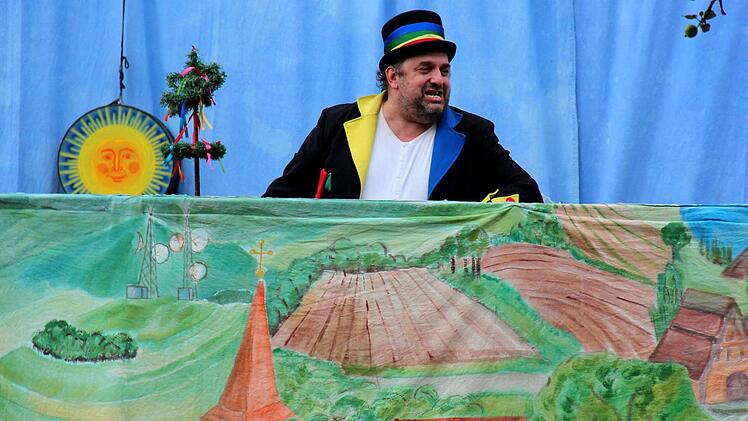 Stefan Kügel spielte Theater. Foto: Johanna Blum