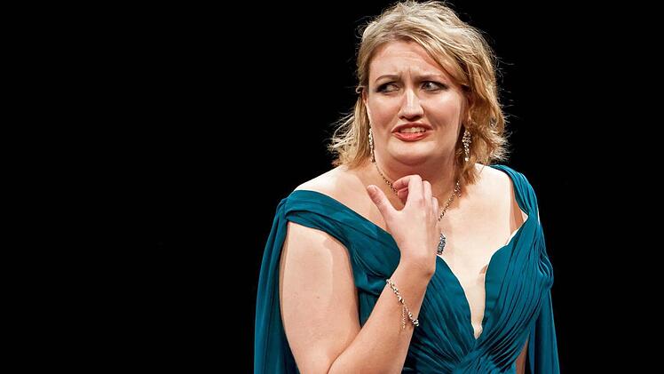 Kristin Ebner beim Gastspiel im Landestheater Coburg.Foto: Jochen Berger