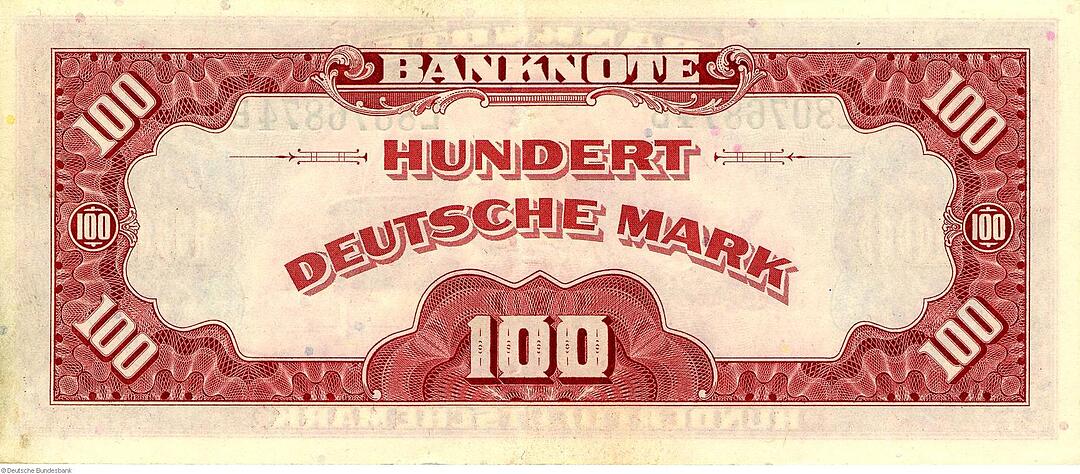 Deutsche Mark - Banknoten im Jahr 1948