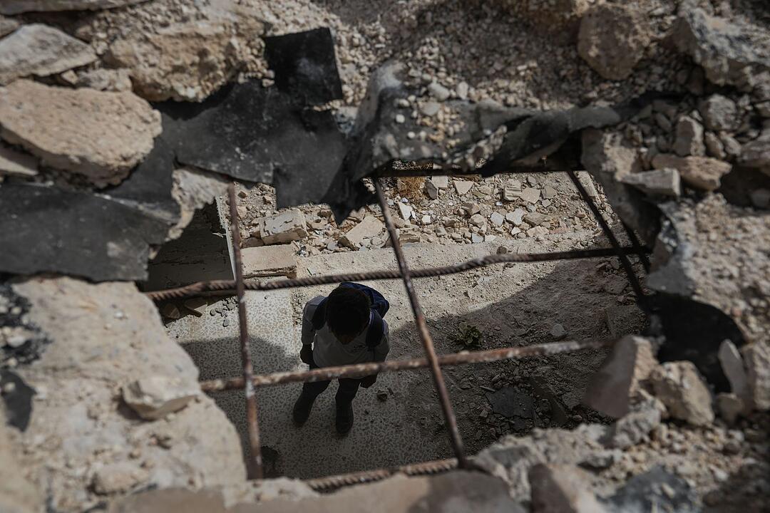 Besch&auml;digte Schulen werden in Syrien weiterhin genutzt