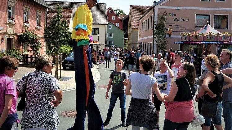 Überall in den Straßen gab es etwas zu bestaunen.