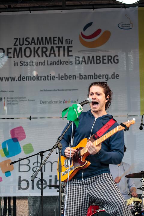 Fest der Demokratie, III. Weg und Anti-Nazi-Demonstrationen in Bamberg