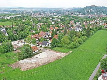 Das fragliche Gebiet aus der Luft (Aufnahme vom Juli). Foto: Volkmar Franke/www.hochbild-design.de