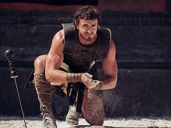 Gladiator II Brot und Spiele: Paul Mescal spielt die Hauptrolle in Ridley Scotts "Gladiator II".