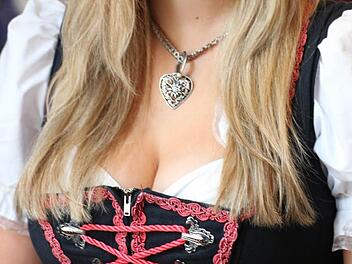 Dekolleté, das sein Dirndl gut ausfüllt. Foto: privat (ausgesucht von einer BR-Redakteurin)