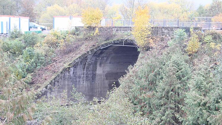 Die alte Fußgängerbrücke bei der Südbrücke in Kronach Foto: Friedwald Schedel Foto: Friedwald Schedel
