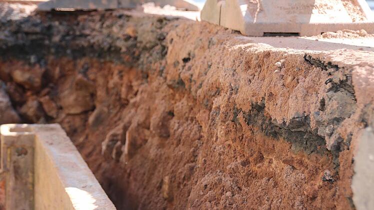 Kanalbau in Bad Brückenau 2016. Foto: Ralf Ruppert