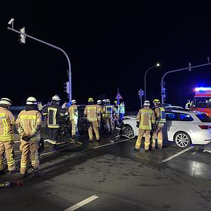 Schwerer Unfall zwischen Bamberg und Memmelsdorf