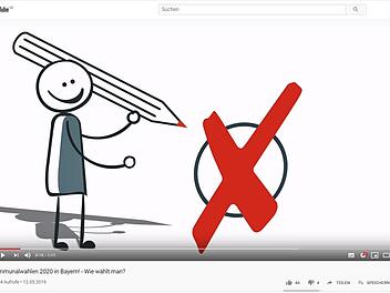 Ein Video von Bamberger Schülern zu den Kommunalwahlen in Bayern sorgt für Kritik.  Screenshot: Youtube/Kommunalpolitik to go