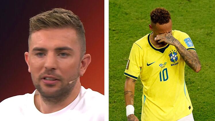 ZDF-Experte Christoph Kramer (links) w&uuml;nscht dem brasilianischen Altstar Neymar ein Happy End bei der WM.