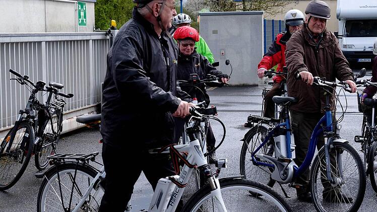 Sicherheitstraining für E-Biker in Hammelburg. Foto: Gerd Schaar