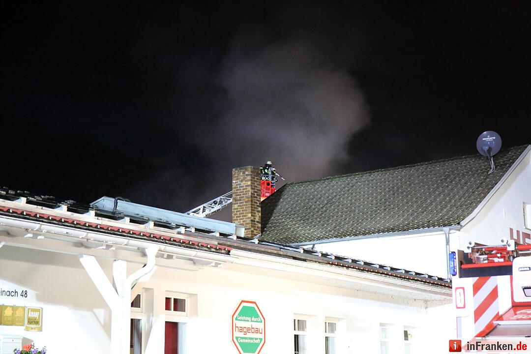 Brand in Baustoffhandel in Steinach